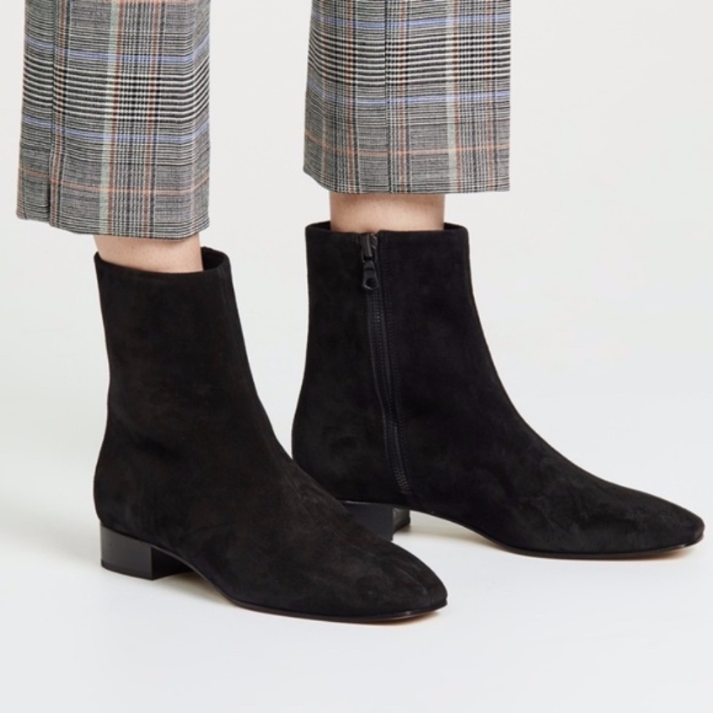 Aslen Flat Suede Booties